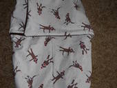Baby Swaddler; Sock Monkey Print!