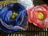 Chiffon Flower Clips