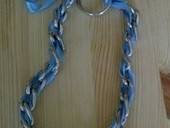 Ribbon And Chain Necklace