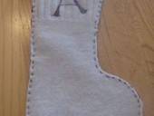 Upcycled Christmas Stocking