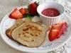 Winnie The Pooh Low Carb Pancakes With Strawberry Sauce