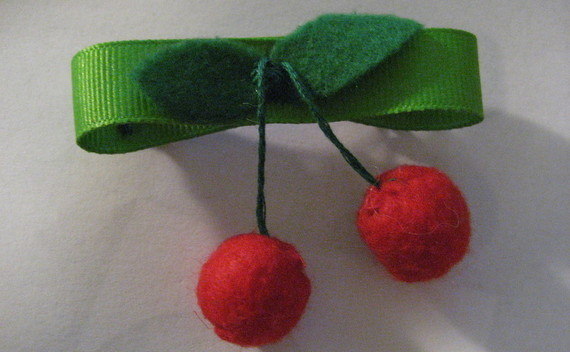 Felt Cherries