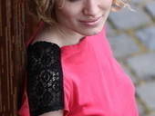 T Shirt With Lace