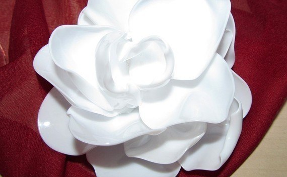 Plastic Spoon Rose