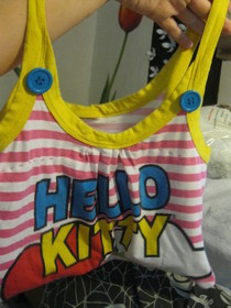 Hello Kitty Tank Into Little Bag