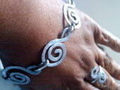 Swirly Aluminium Set