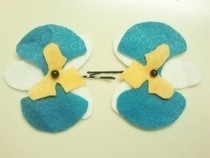 Orchid Bobby Pins