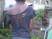 Diy: Ribbcagged Top