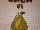 Grow A Pear Cross Stitch