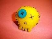 Skully Felt Ring