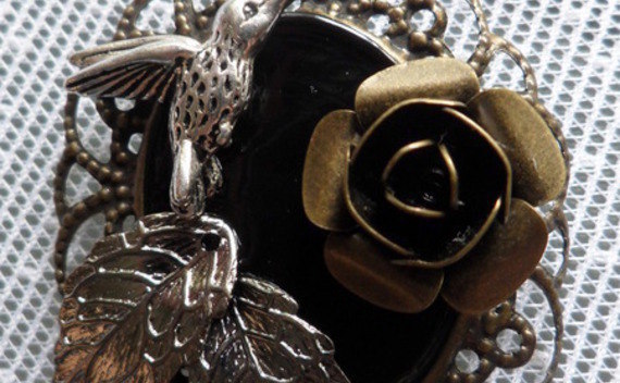 Nail Polish Vintage Pendant