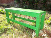 Small Green Bench