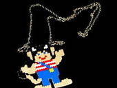 Nice Troll Necklace In Hama Beads