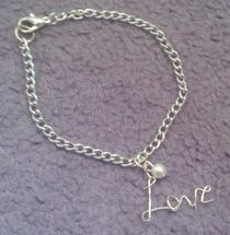 'Love' Charm Braclet