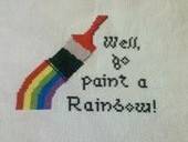 Rainbow Cross Stitch