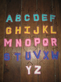 Letter Keychain
