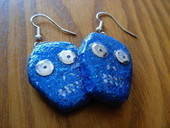 Glittery Skull Earrings