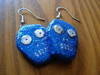 Glittery Skull Earrings