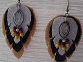 Native American Earrings   Seminole Tribe