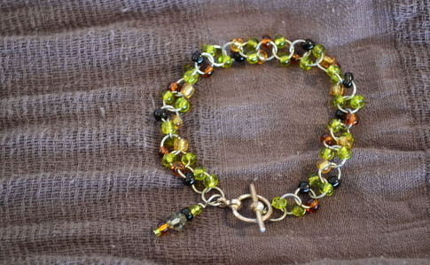 Jump Ring Bead Bracelet