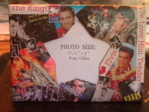 Decoupaged Picture Frame   Elvis