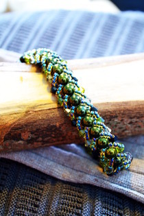 The Elegant Stitch Beaded Bracelet
