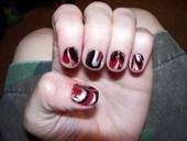 Swirl Nail Art Using Water