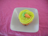 Carrot Cupcake With Mascarpone Lemon Icing