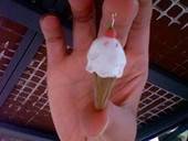 Mini Ice Cream Cone Charm