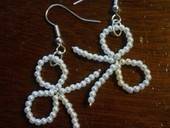 Pearl Bow Earrings