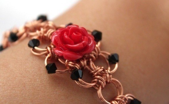 Chain Maile Flower Bracelet 