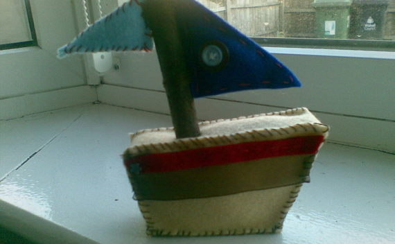 3d Felt Boat