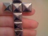 Stud Cross Double Ring
