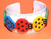 Lady Bug Ruler Bracelet