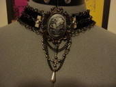 Gothic Victorian Cameo Choker Necklace