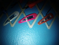 Make Your Own Colored Hairclips