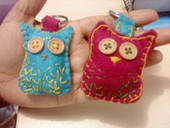 Cute Lil Owl Key Rings 