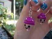 Kawaii Cupcake Earrings