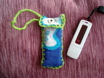 Flash Disk Cozy From Old Sock:)