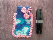 Recycle Old Sock To Lipstick Cozy:)