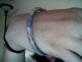 Faux Glass Bangle