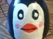 Easter Egg Penguin Locket