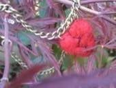 Needle Felted Broken Heart Necklace