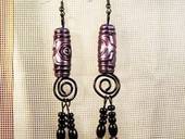 Purple Candy Earrings