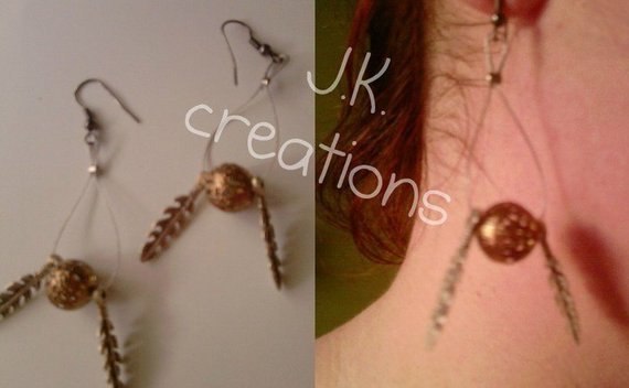 Golden Snitch Earrings!