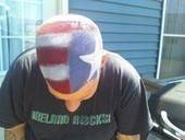 Patriotic Head Painting