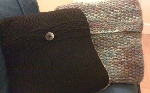 Easy Knit Cushion Covers