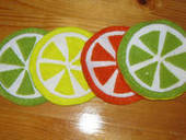 Citrus Slice Coasters