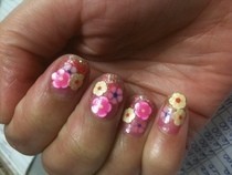 Cute Flower Nails 