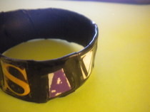 "Savage" Tape Bracelet